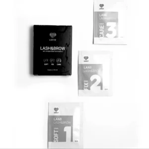 Set composition lamination LASH&BROW №1 SOFT, №2 FIX, №3 CARE, Lovely 3 pcs*1,5 ml